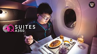 Qatar A350 Qsuites  Montreal to Doha [upl. by Ahsiam]