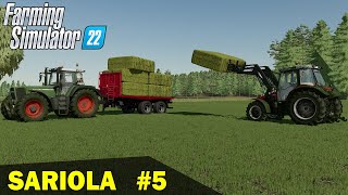 Making Hay  Farming Simulator 22 Sariola Lets Play  Episode 5 [upl. by Auberbach]