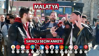 DEPREM BÖLGESİ MALATYADA SAYAÇLI SEÇİM ANKETİ 2024 [upl. by Aisyla258]