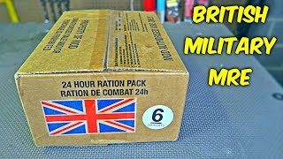 Testing British Military MRE 24Hr Combat Food Ration [upl. by Hermie]