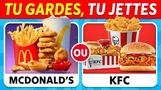 Tu GARDES tu JETTES  Spécial Junk Food 🍔🍟🍧 [upl. by Akcinat]