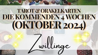 ♡ ZWILLINGE ☆ Der nächste Schritt  Selbstverwirklichung ☆ Oktober 2024 ☆ Tarot und Orakelkarten ♡ [upl. by Nevil]