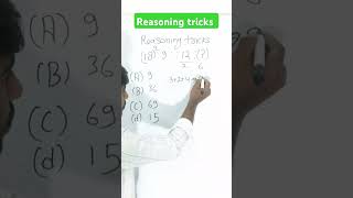 Reasoning short tricks maths reasoning viralvideo ssc sscgd [upl. by Heydon68]