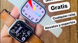 Watchfaces y carátulas gratis para tu Smartwatch tutorial para novatos y expertos 2024 [upl. by Katha]