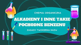 nazwy alkenów z kilkoma wiązaniami podwójnymi  alkadieny  benzen z chlorami  nazwy [upl. by Elwin738]