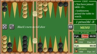 Playing online Backgammon with real players at GameColonycom [upl. by Fried]