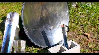 SOLAR Distilled Water Evacuated solar tube simple HOMEMADE STILL [upl. by Denzil]