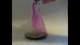 Decomposition of Hydrogen Peroxide by Potassium Permanganate [upl. by Wren]