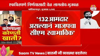 Chhagan Bhujbal News  भाजपचा मुख्यमंत्री होणार साहजिक आहे भुजबळांचं मोठं विधान  Marathi News [upl. by Cirle]