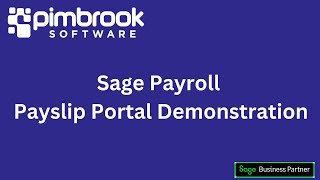 Sage Payroll  Payslip Portal Demonstration [upl. by Madriene846]