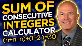 Sum of Consecutive Integers Calculator [upl. by Dasteel]