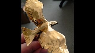 Gold Plating a 3D Printed Eagle [upl. by Ailat]