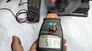 Test Dc Motor ex Treadmill JKEXER 230V 6180RPM [upl. by Rois670]