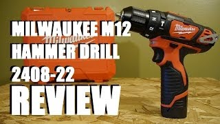 Milwaukee M12 Newer Brushed 38quot Hammer Drill 240822 Review [upl. by Yule]