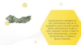 Gadolinium  Properties applications and available forms  Material spotlight [upl. by Nosaj]