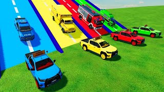 TRANSPORTING FULL COLORED DACIA DUSTER amp LOGAN CARS WITH MAN TRUCKS  Farming Simulator 22 [upl. by Hultgren639]