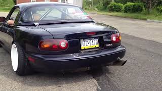 miata straight pipe exhaust [upl. by Basil]