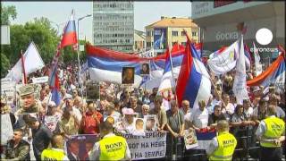 Großkundgebung für Mladic in Banja Luka [upl. by Egan]