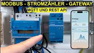 Gateway anschließen und einrichten  Zählerdaten via MQTT und RESTAPI  Eltako ZGW16WLIP [upl. by Norina]