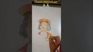 Raja rammohan roy drawing 👑👑👑 viral mk art youtubeshorts viral [upl. by Boothman]