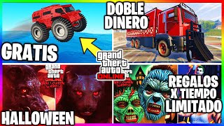 NUEVA ACTUALIZACION TODO ESTO GRATIS SOLO HOY REGALOS de HALLOWEEN ¿PINTURAS  GTA Online [upl. by Stempson620]