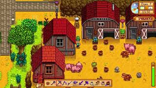 Minha rotina na fazenda sem mod  Stardew Valley Steam [upl. by Aleicarg]