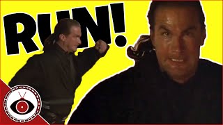 Why Does Steven Seagal Run Like This  Marked For Death 1990 [upl. by Eirollam]