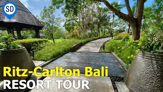 Nusa Dua Bali Luxury Hotel  The 5 Star RitzCarlton Resort Tour [upl. by Raji]