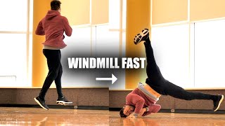 How to Windmill by Turning a 360 into Breakdance [upl. by Tnilf]