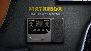 SONICAKE QME50 Matribox Multieffects Processor with 130 Effects for GuitarBassAcoustic [upl. by Acinoed]