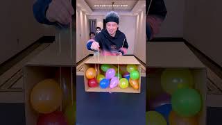 Balloon Popping Challenge Screaming The Whole Time So ExcitingChristmas Funnyfamily Partygames [upl. by Gatian756]