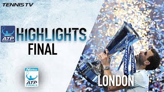 Highlights Dimitrov Battles To Clinch First Nitto ATP Finals Title [upl. by Zipah734]