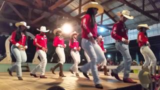 Apresentação de Dança Country Sertaneja Comitiva Te Pego no Laço AM [upl. by Llenod]