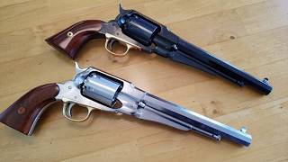 A pair of Uberti Remington 1858 New Army replicas 荒野大嫖客 [upl. by Renfred]