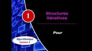 1 Structures itératives  Pour [upl. by Hartill680]