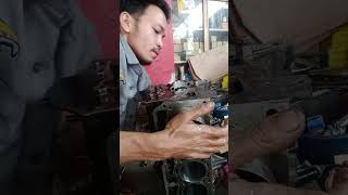 cara pasang piston kijang 5k 7k aryzdongkrak [upl. by Huntley694]