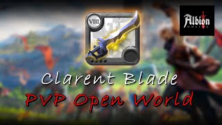 Clarent Blade PVP Open World 41  Albion Online East Server [upl. by Ahsiekan]