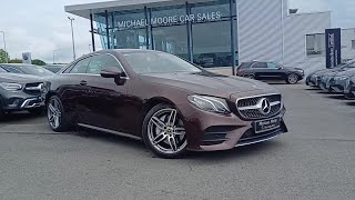 Michael Moore MercedesBenz 2019 EClass E220 D COUPE AMG SPORT AT PANORAMI [upl. by Sukramed212]