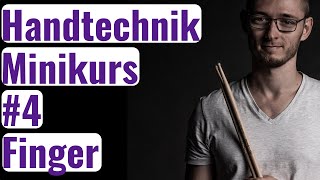 Fingertechnik  Handtechnik Minikurs 45  Schlagzeug Tutorials mit Dennis Berg  2021 [upl. by Cissiee]