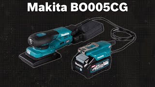 AkkuExzenterschleifer Makita BO005CG BO005CGZ  TEST  Deutsch [upl. by Tanya]