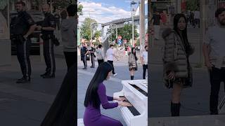 Police Officer Captivated By Nostalgic Tune streetpiano [upl. by Lanna752]