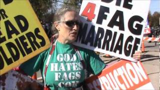 Westboro Baptist Church Protests Oak Hills High School [upl. by Whitnell]