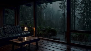 Beat Insomnia Fast with Powerful Heavy Rain amp Thunderstorm Sounds  SLEEP IN MINUTES [upl. by Stoughton451]