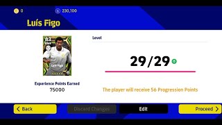 How to train Epic Luis Figo to max level in efootball 2023 🔥 [upl. by Deyas]