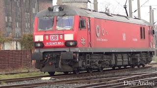 Electric locomotive British Rail Class 92 DB Shenker in Timisoara North Railway station [upl. by Dang]