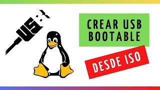 Cómo grabar una ISO en un USB desde CUALQUIER LINUX [upl. by Abagael]