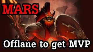 mars offlane สายล่า MVP  DOTA2 [upl. by Agem509]