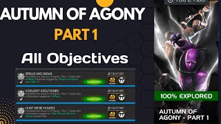 Autumn of Agony part  1 All objectives EASILY  Marvel Contest of Champions [upl. by Strickler]