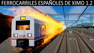 NUEVA VERSIÓN 12 de Ferrocarriles españoles de Ximo para Roblox Juego de trenes españoles [upl. by Netta752]