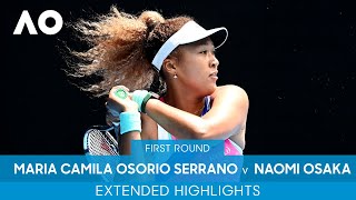 Maria Camila Osorio Serrano v Naomi Osaka Extended Highlights 1R  Australian Open 2022 [upl. by Rame]